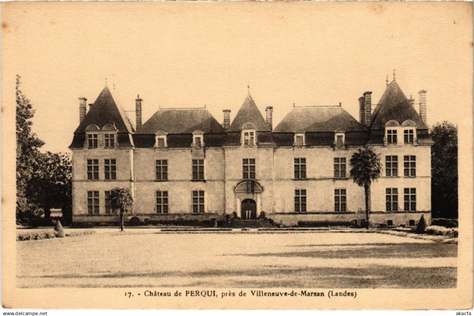 CPA Villeneuve de Marsan Chateau de Perqui FRANCE (1280865)