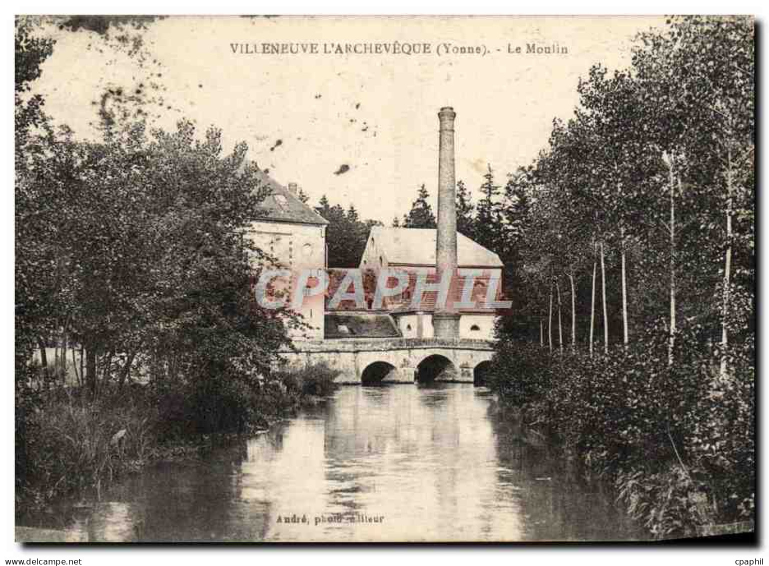 CPA Villeneuve L'Archeveque Le Moulin