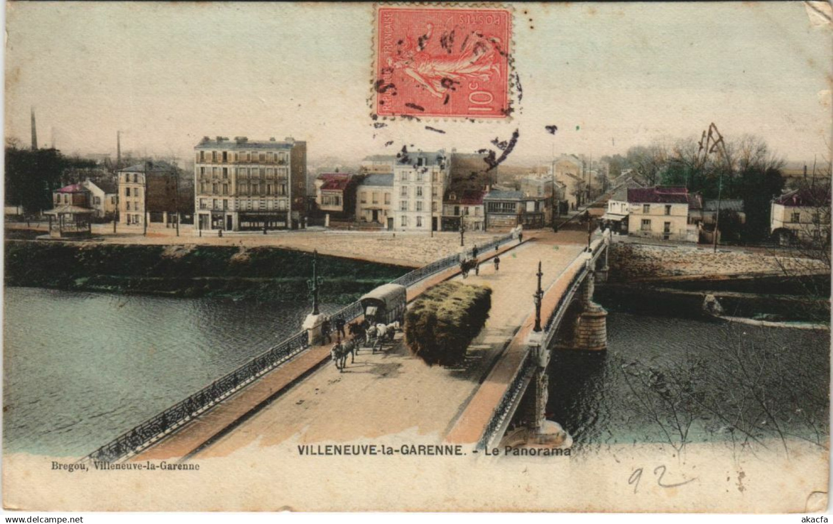 CPA VILLENEUVE-la-GARENNE Le Panorama (806834)