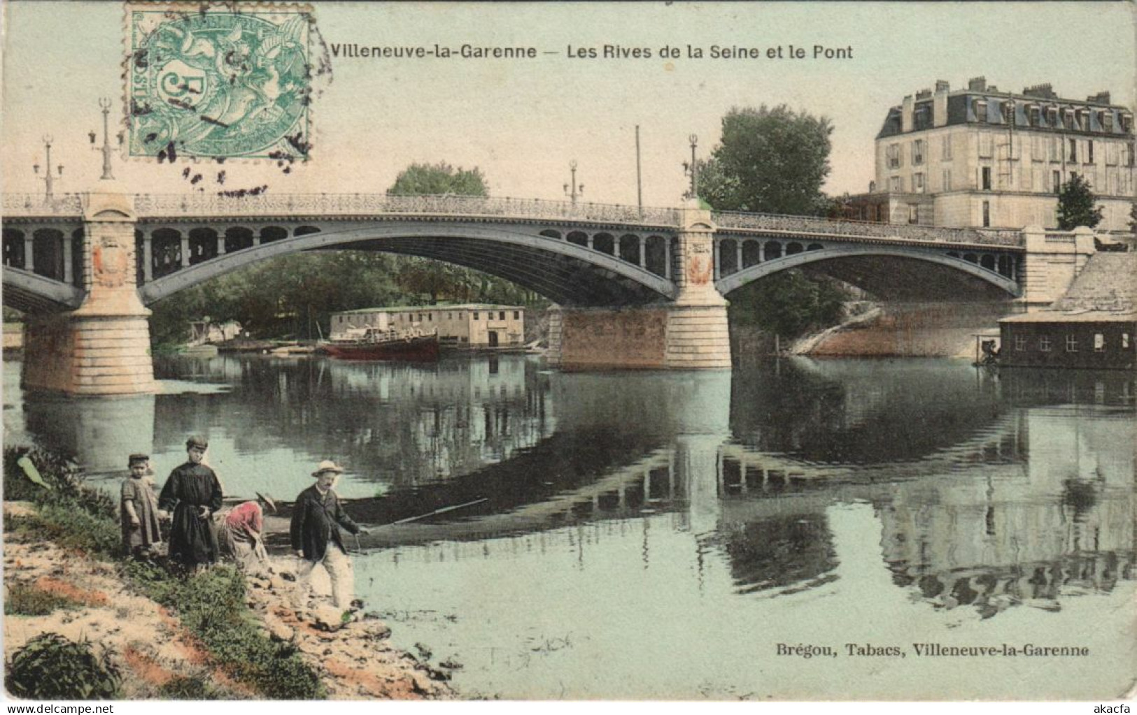 CPA VILLENEUVE-la-GARENNE Les Rives (806815)