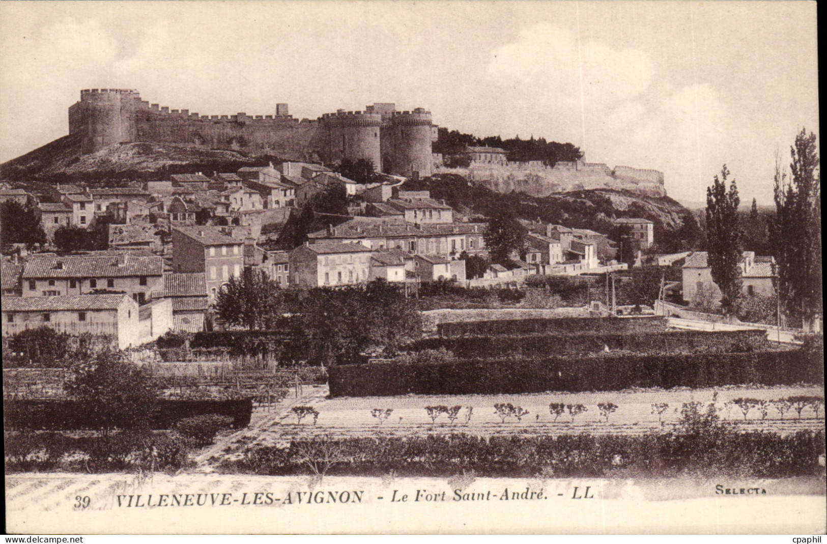 CPA Villeneuve les Avignon Le fort Saint Andre