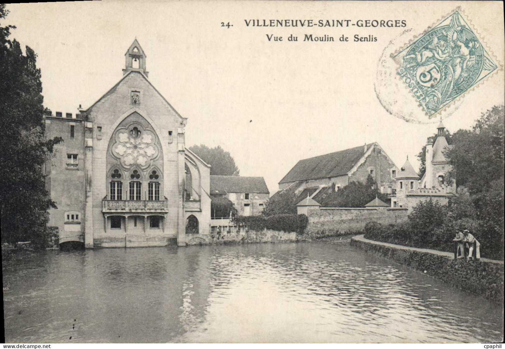 CPA Villeneuve Saint Georges Vue du Moulin de Senlis