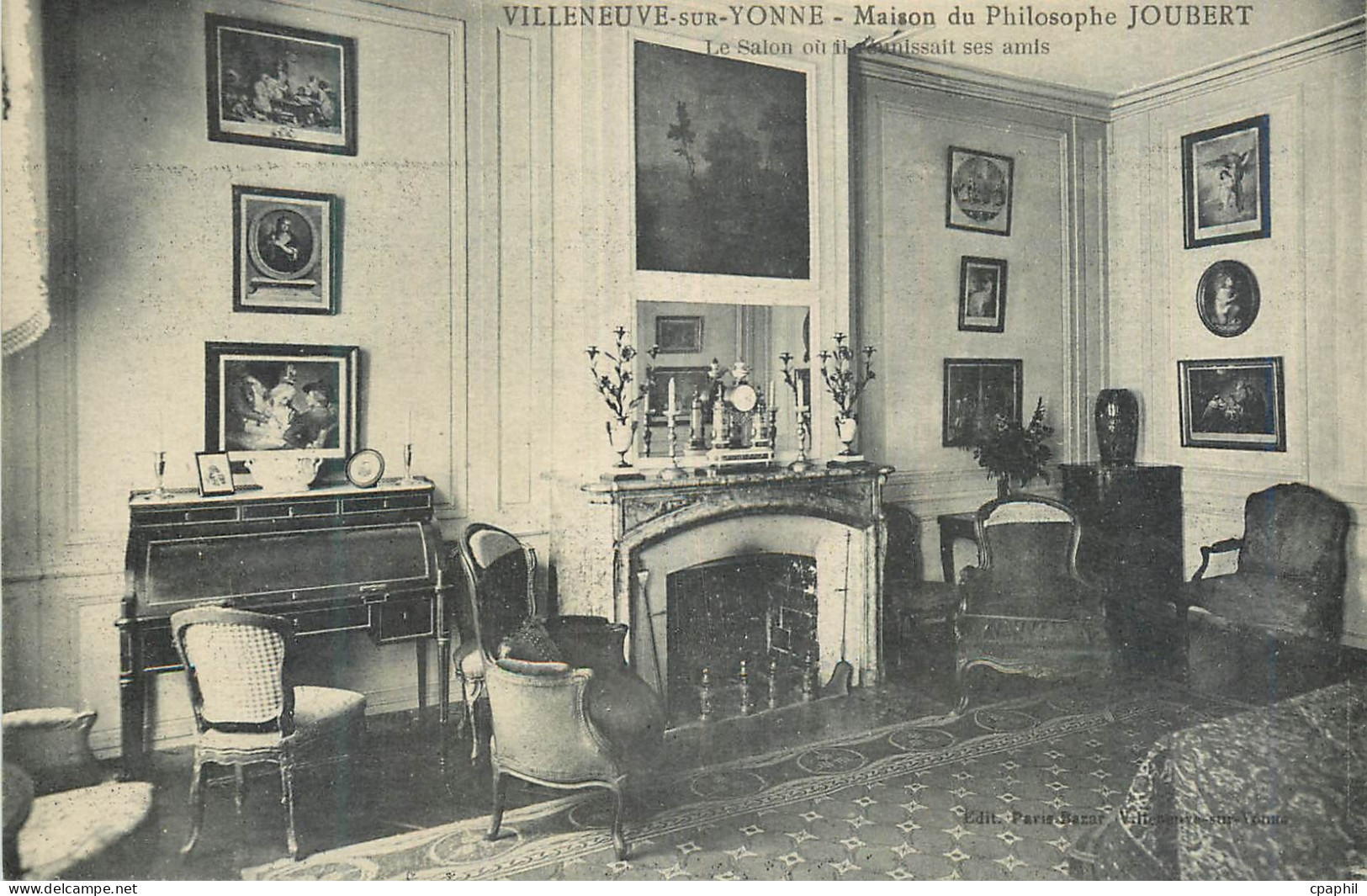 CPA Villeneuve sur Yonne Maison du Philosophe Joubert