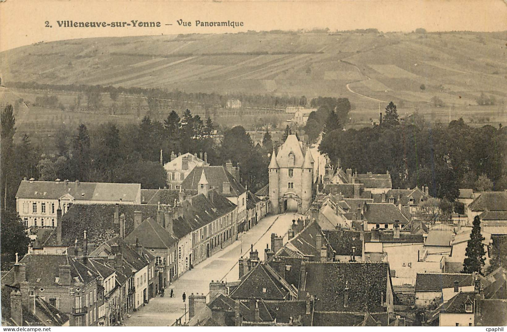 CPA Villeneuve sur Yonne Vue Panoramique