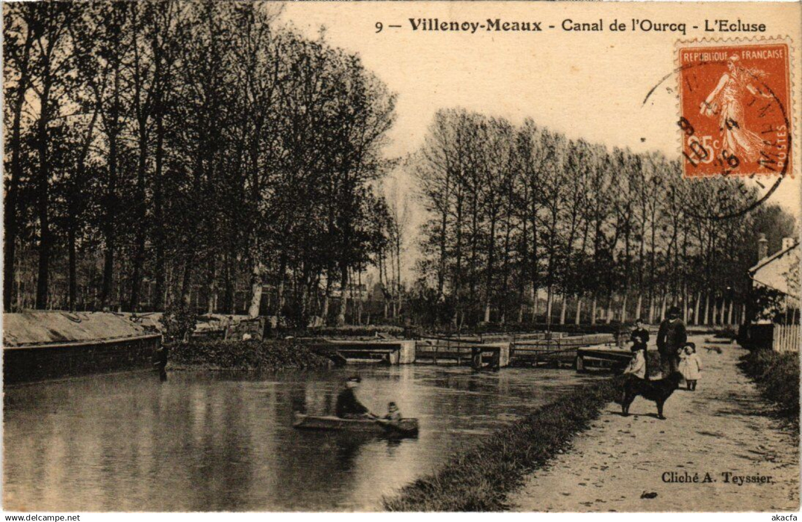 CPA VILLENOY MEAUX - Canal de l'Ourcq - L'Ecluse (1328886)