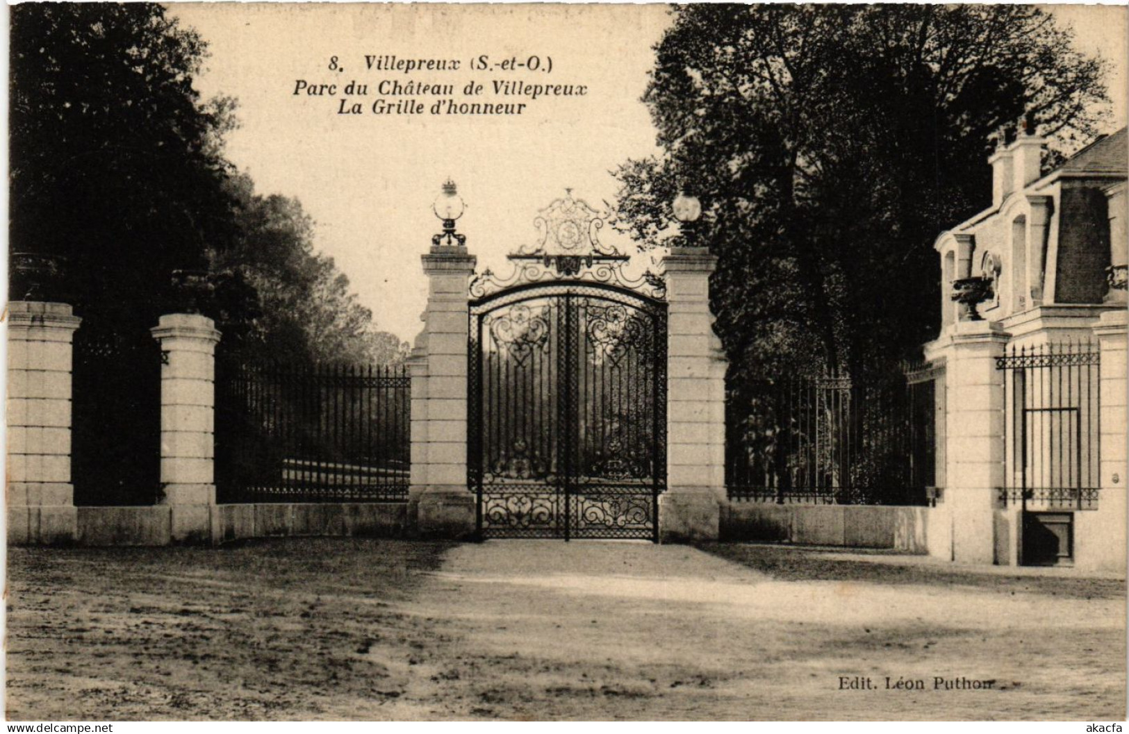 CPA VILLEPREUX - Parc du Chateau de VILLEPREUX - La Grille (353620)