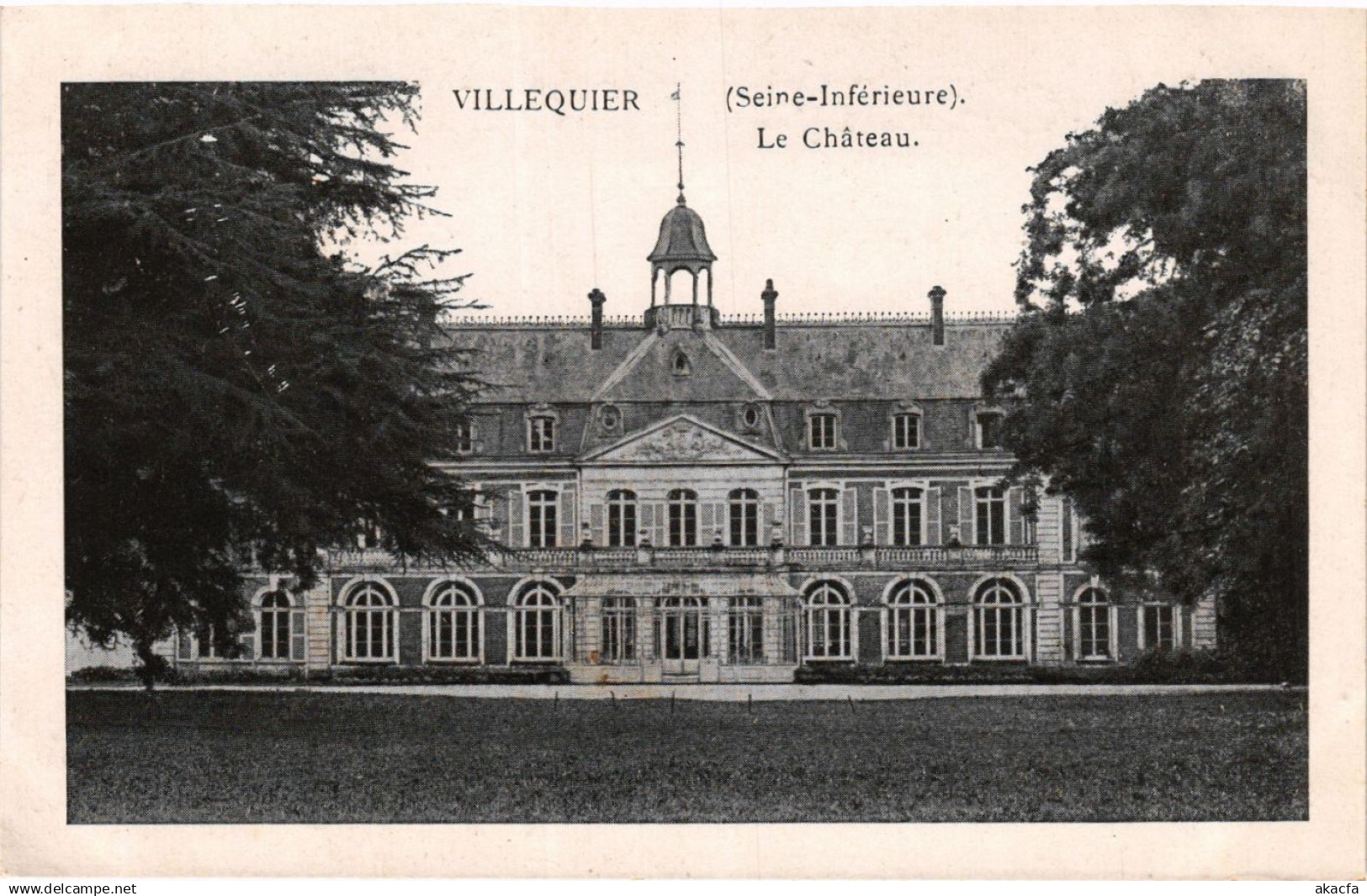 CPA VILLEQUIER Le Chateau (415751)