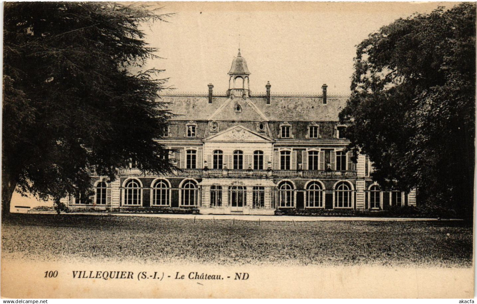 CPA VILLEQUIER Le Chateau (416033)