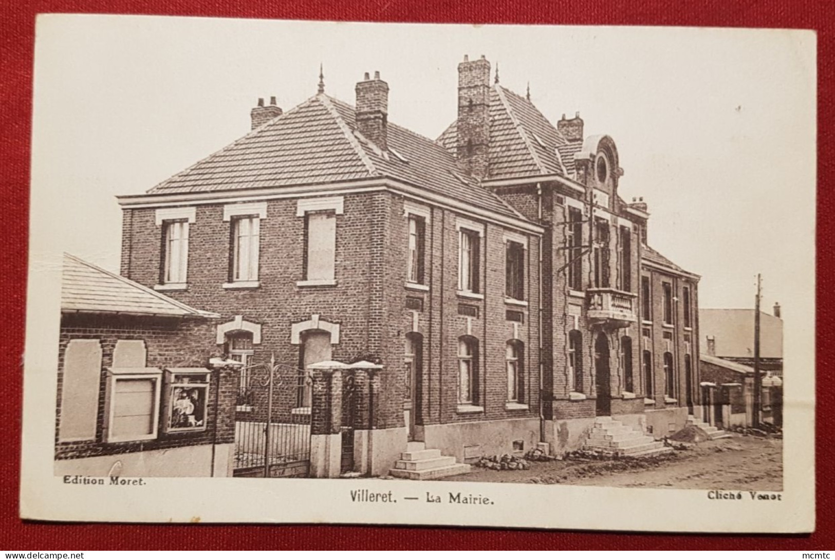 CPA - Villeret - La Mairie