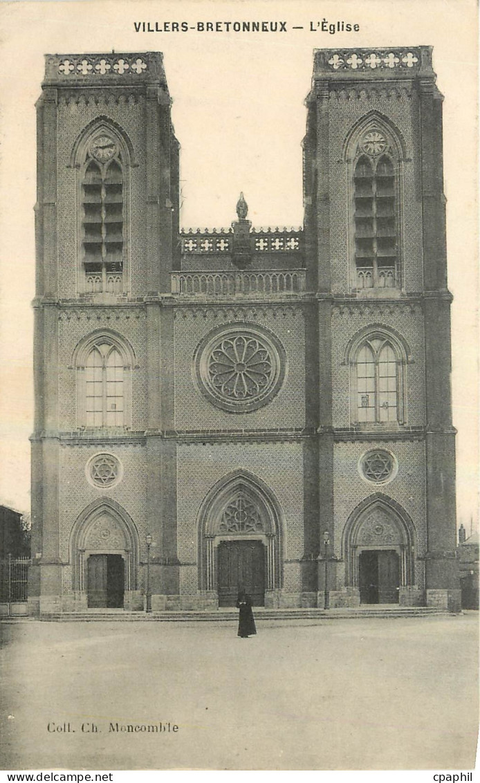 CPA Villers Bretonneux l'Eglise
