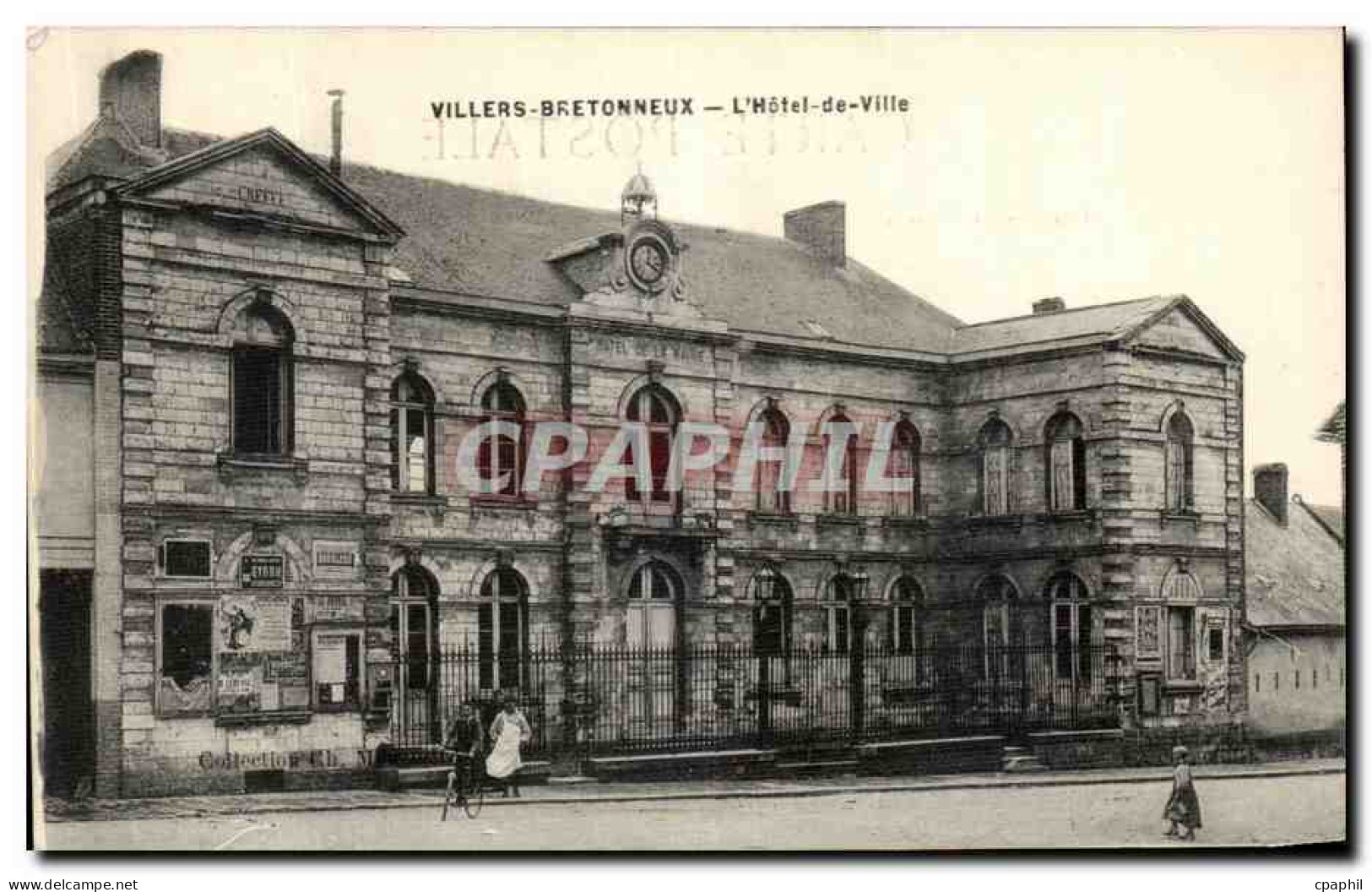 CPA Villers Bretonneux L'Hotel de Ville