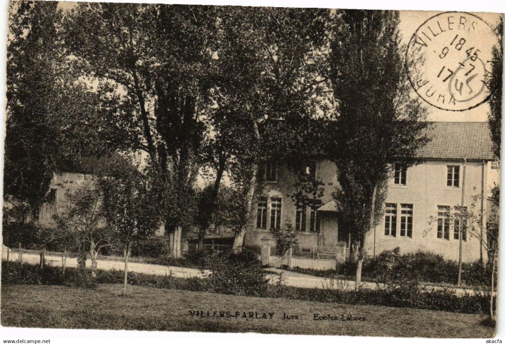 CPA VILLERS-FARLAY - École Libre (211676)