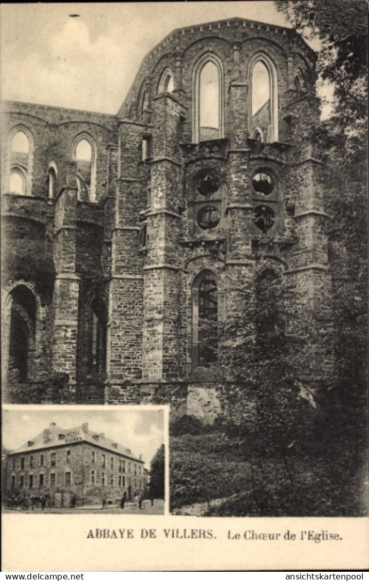 CPA Villers-la-Ville Brabant wallon, Abbaye, Eglise