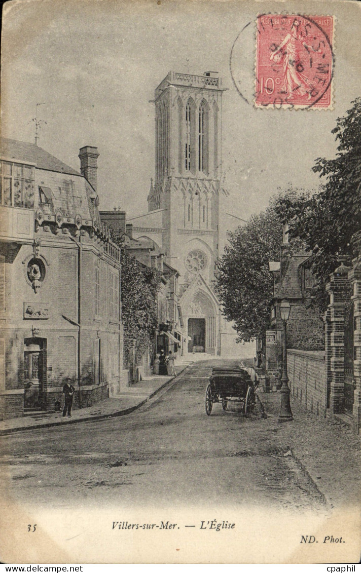CPA Villers Sur Mer L'Eglise
