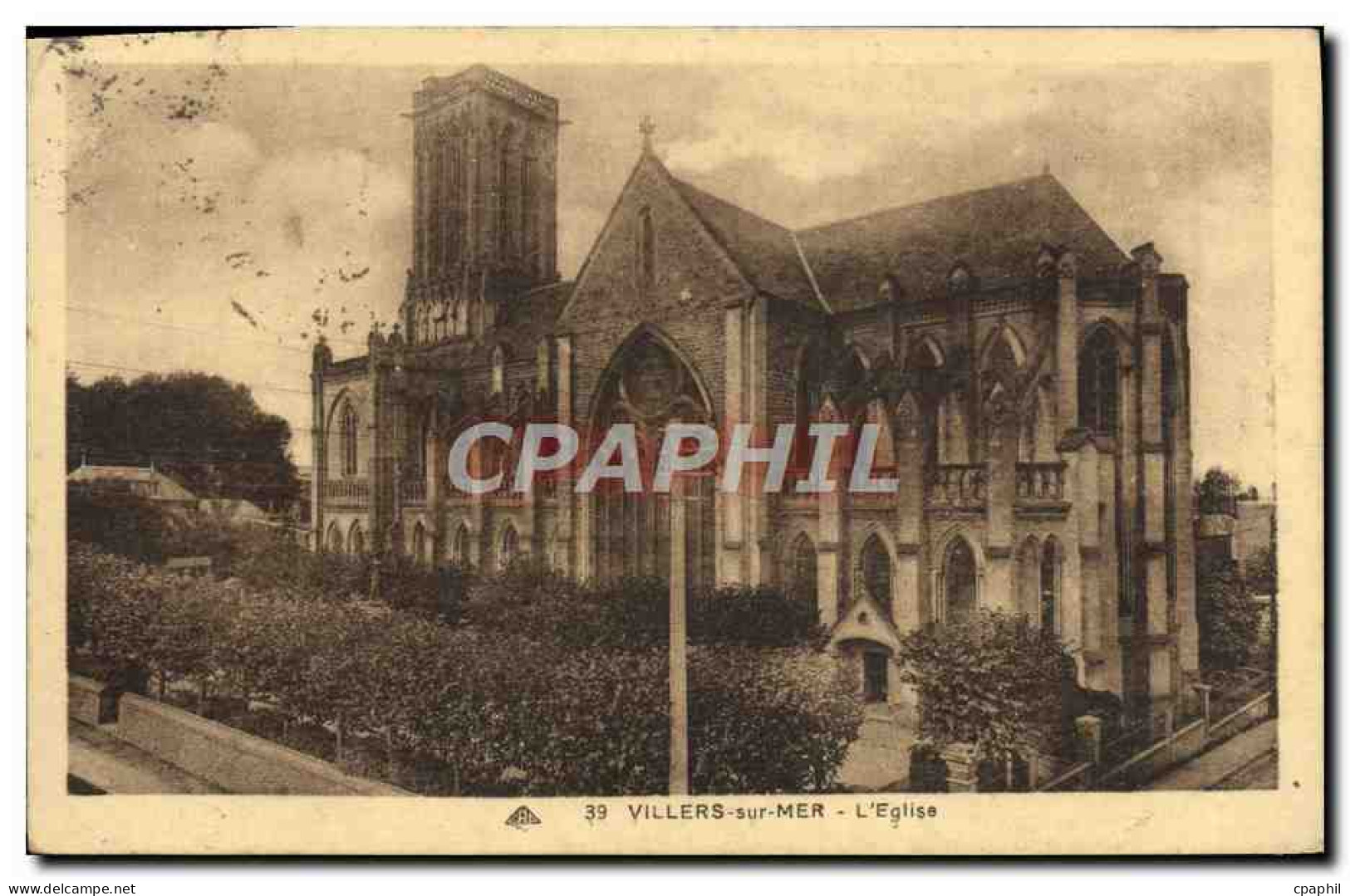 CPA Villers Sur Mer L'Eglise