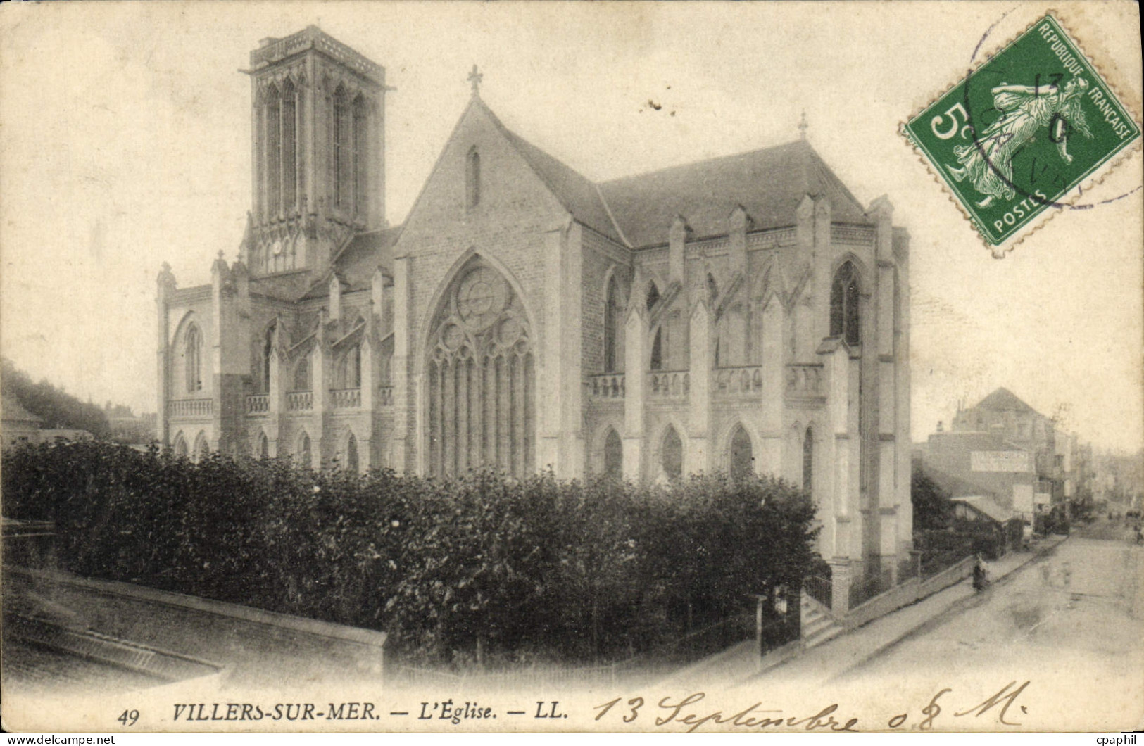 CPA Villers Sur Mer L'Eglise