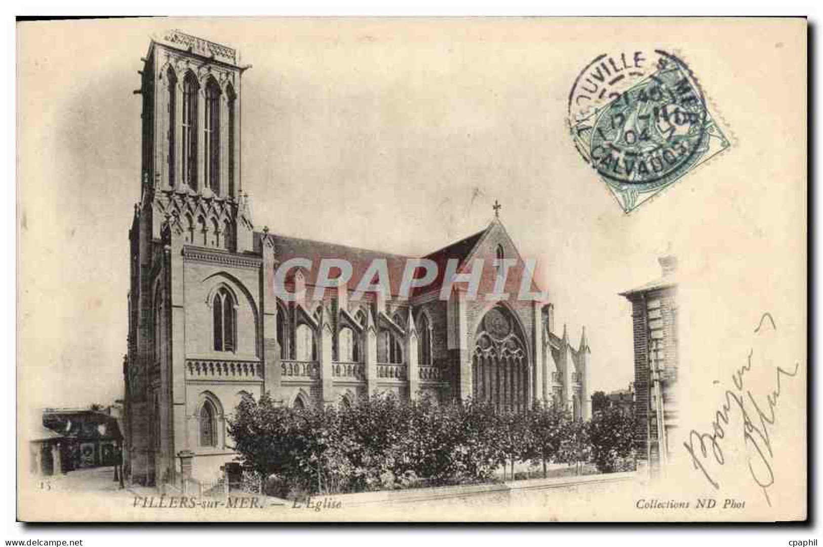 CPA Villers Sur Mer L'Eglise