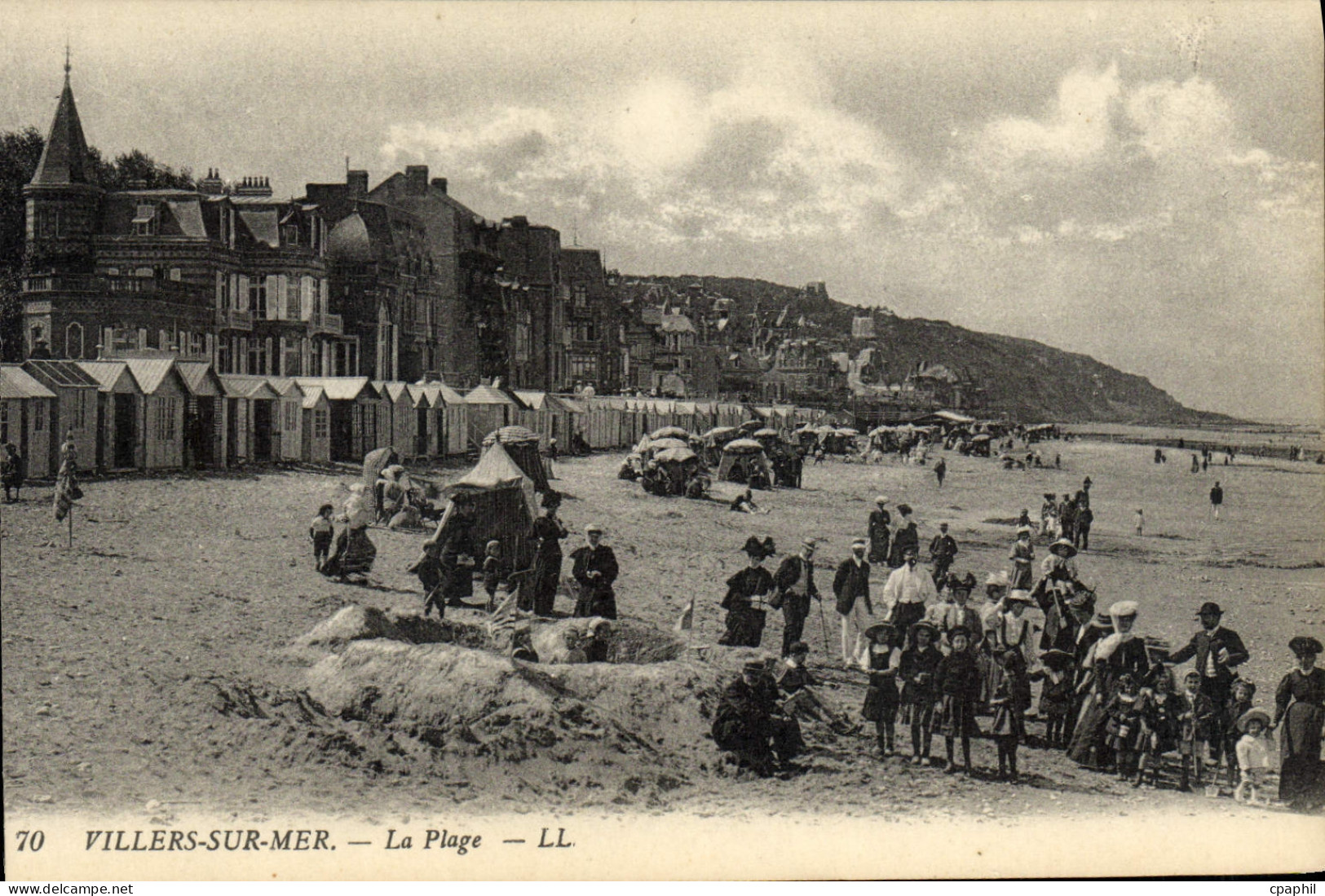 CPA Villers Sur Mer La Plage
