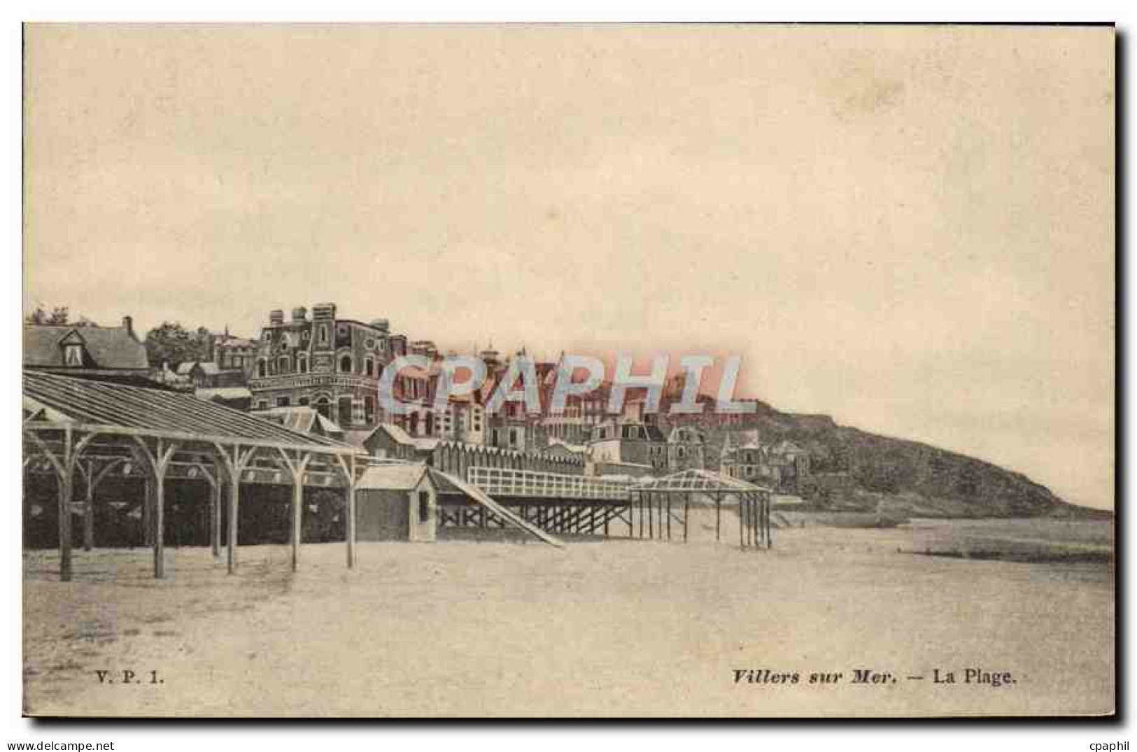 CPA Villers Sur Mer la Plage