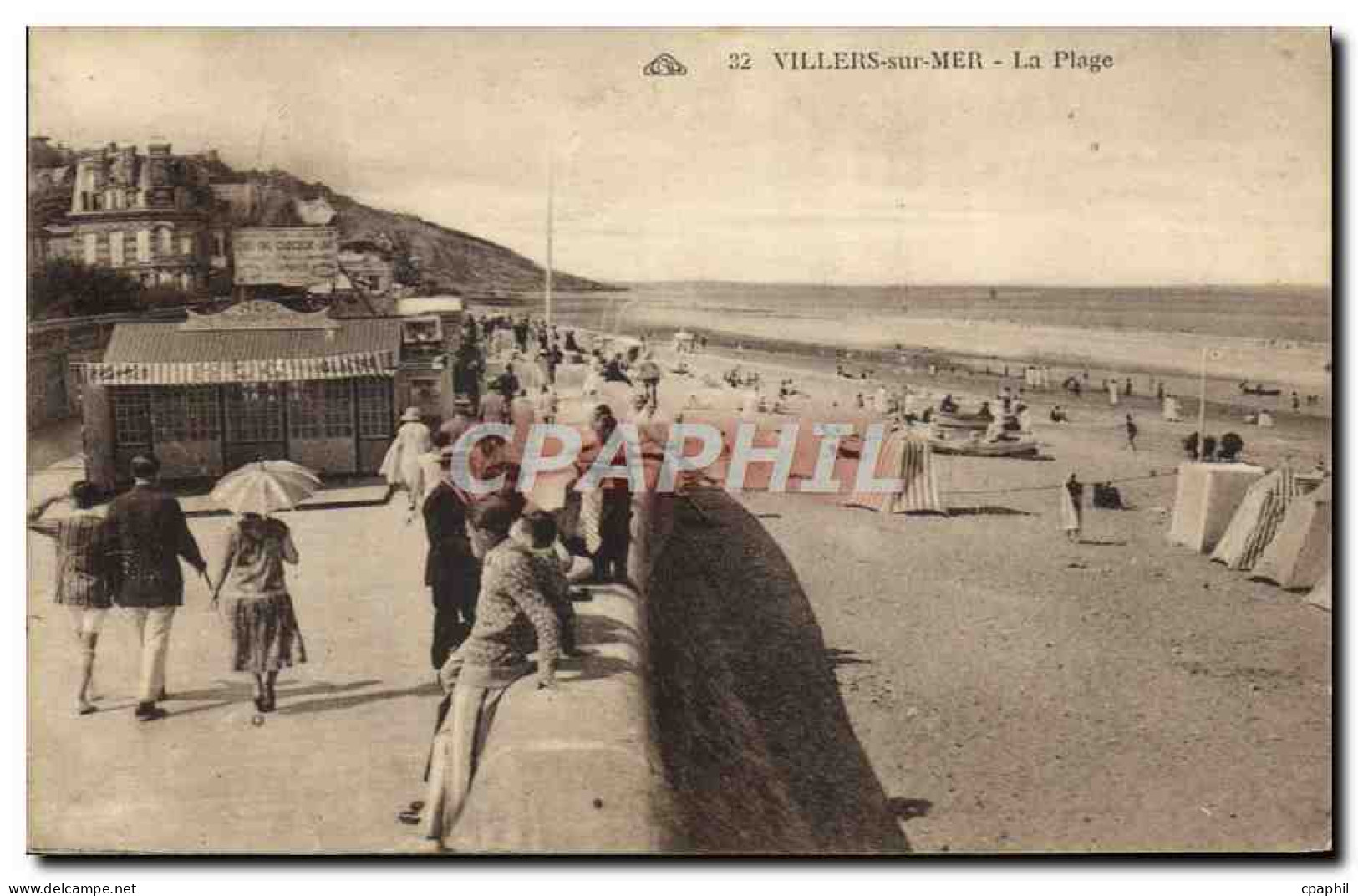 CPA Villers sur Mer La Plage