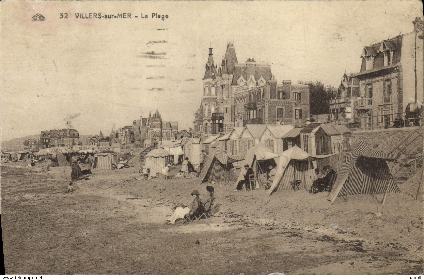 CPA Villers sur Mer La Plage