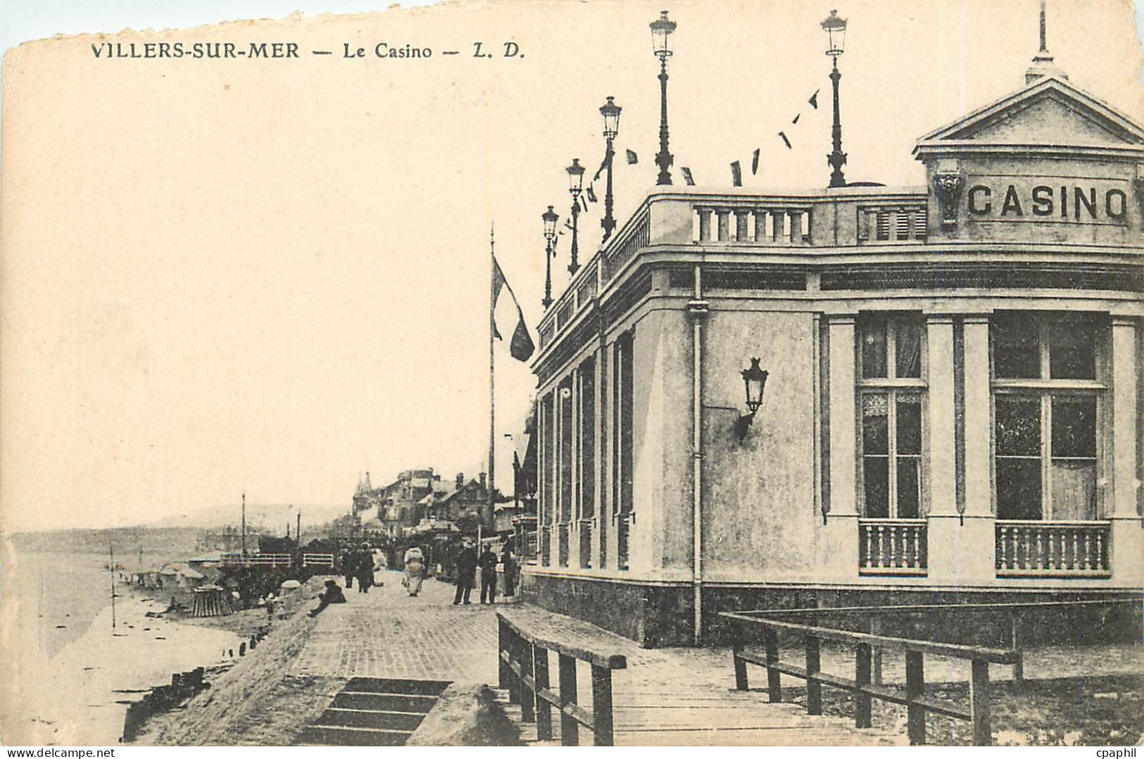 CPA Villers sur Mer Le Casino