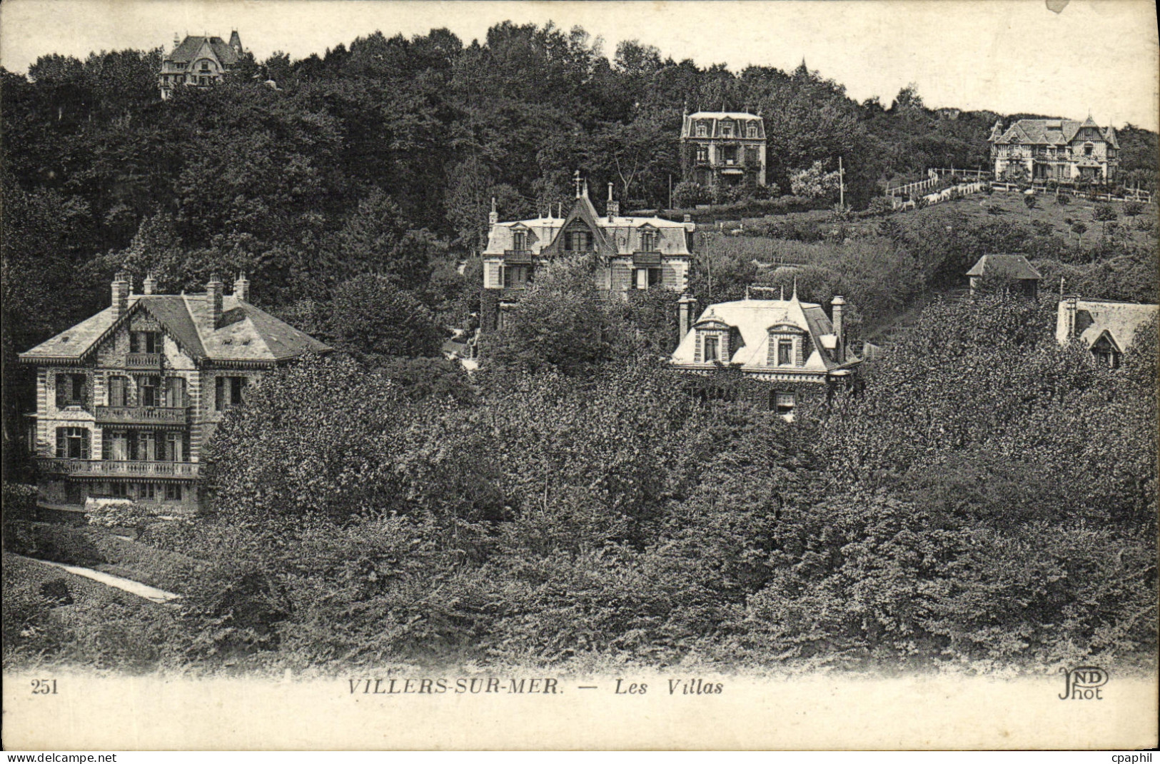 CPA Villers Sur Mer Les Villas