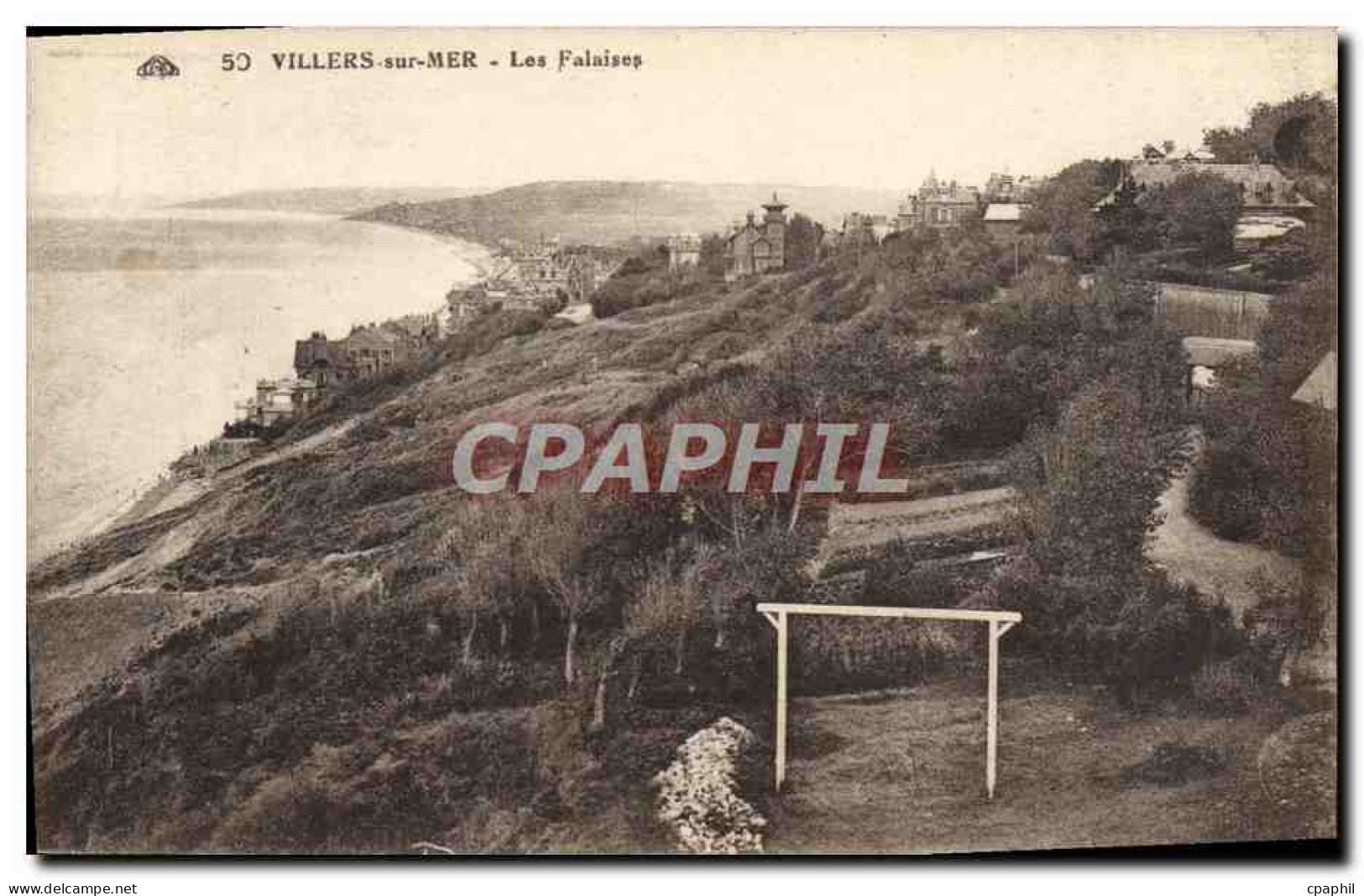 CPA Villers Sur Mer Sur les Falaises