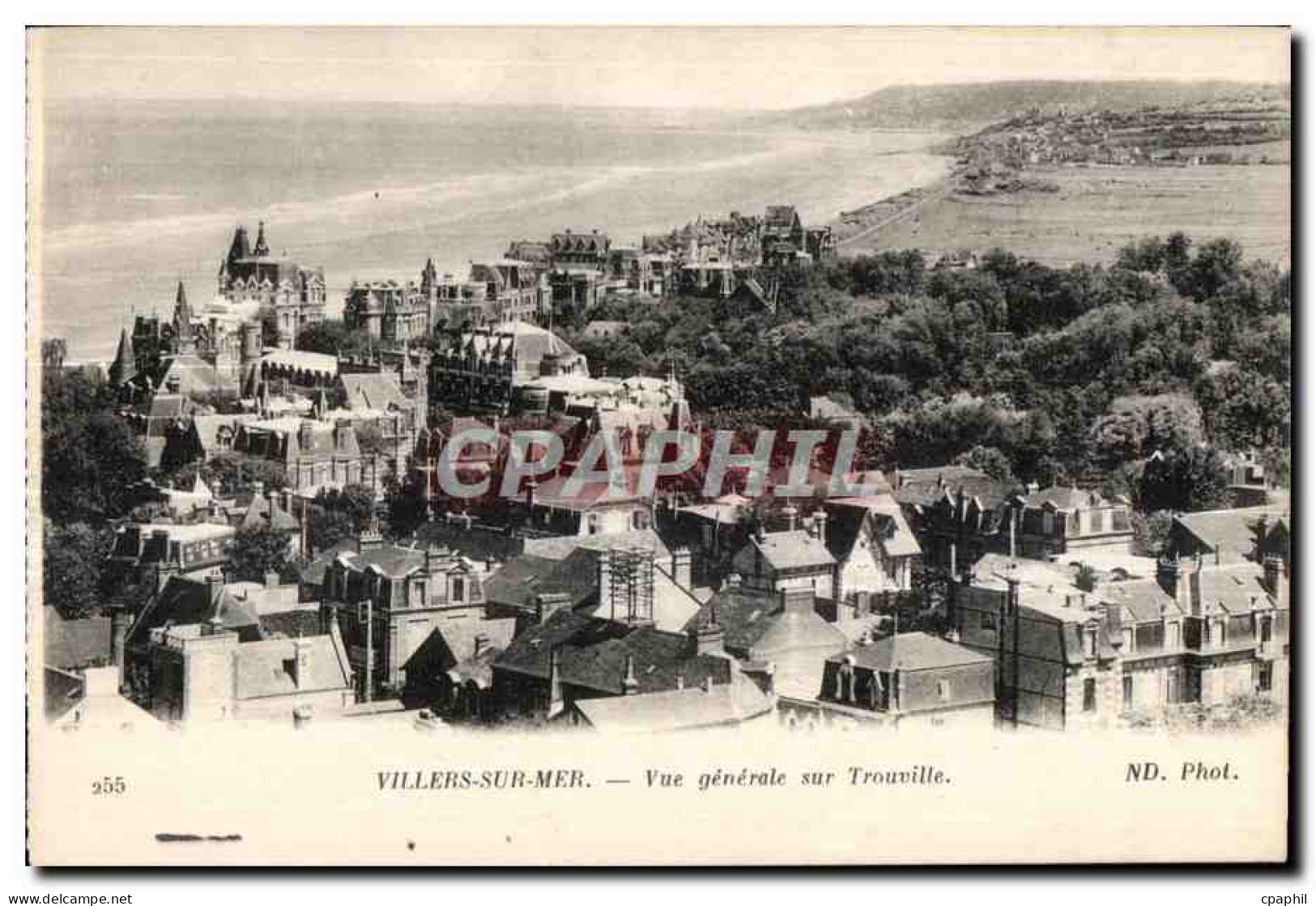 CPA Villers Sur Mer Vue generale sur Trouville