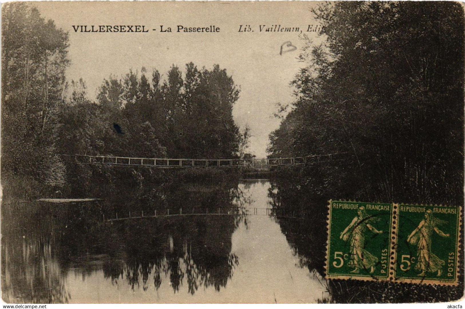 CPA VILLERSEXEL - La Passerelle (636376)