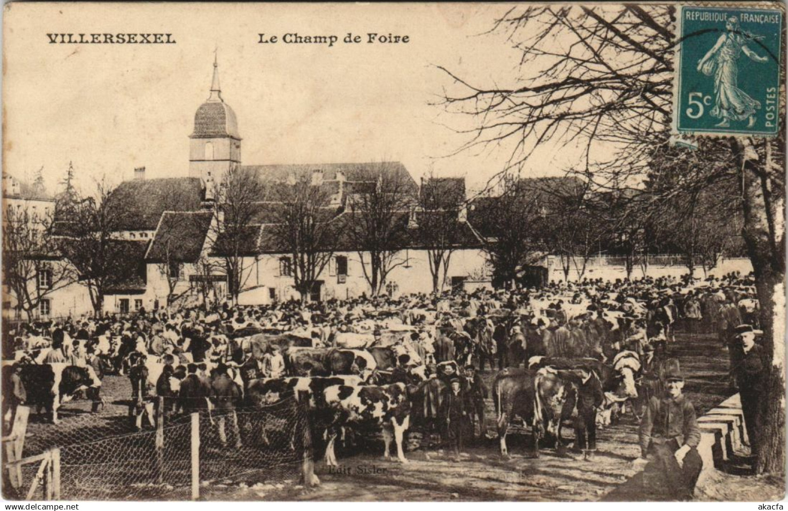 CPA VILLERSEXEL Le Champ de Foire (809848)