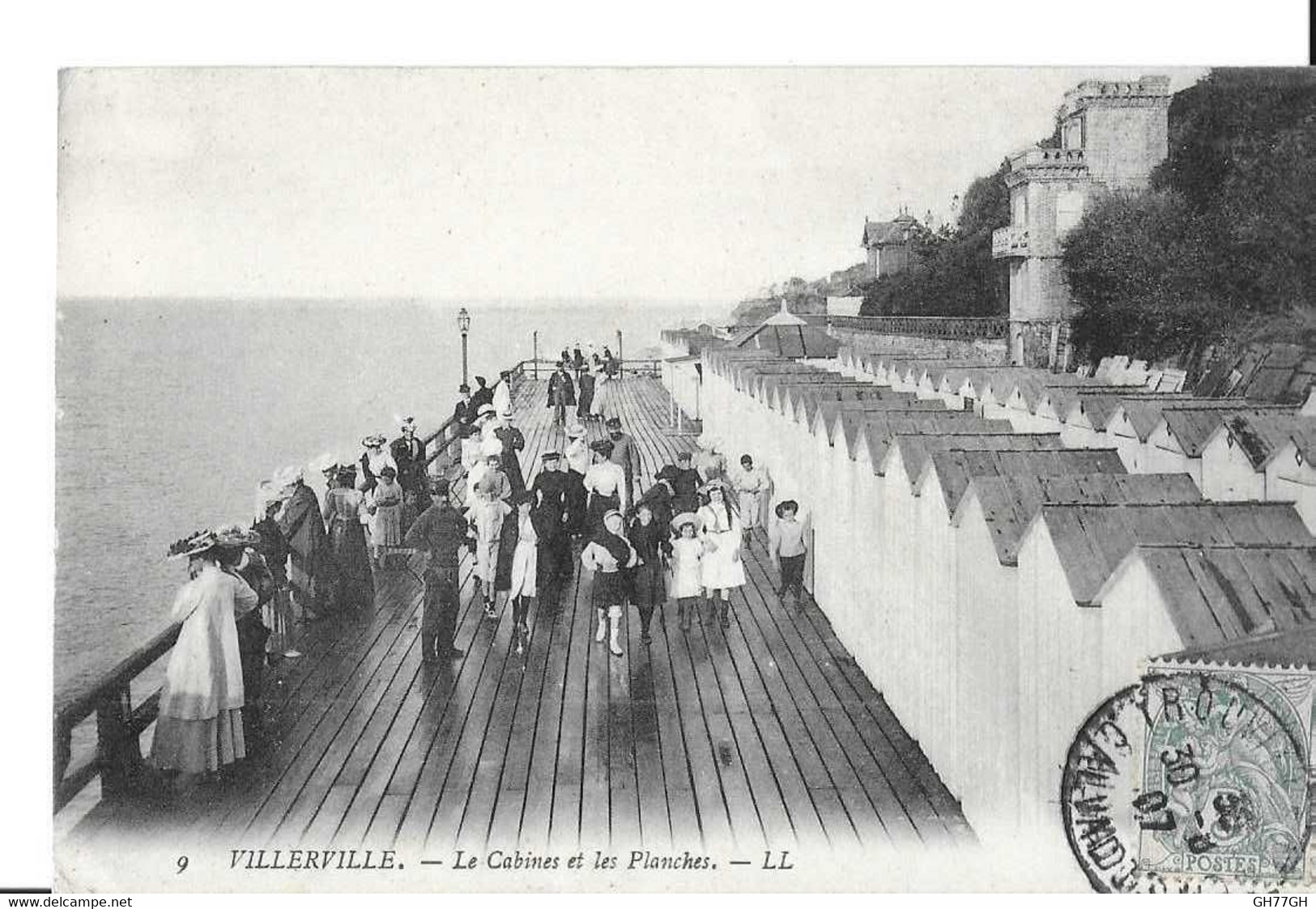 CPA VILLERVILLE 1907