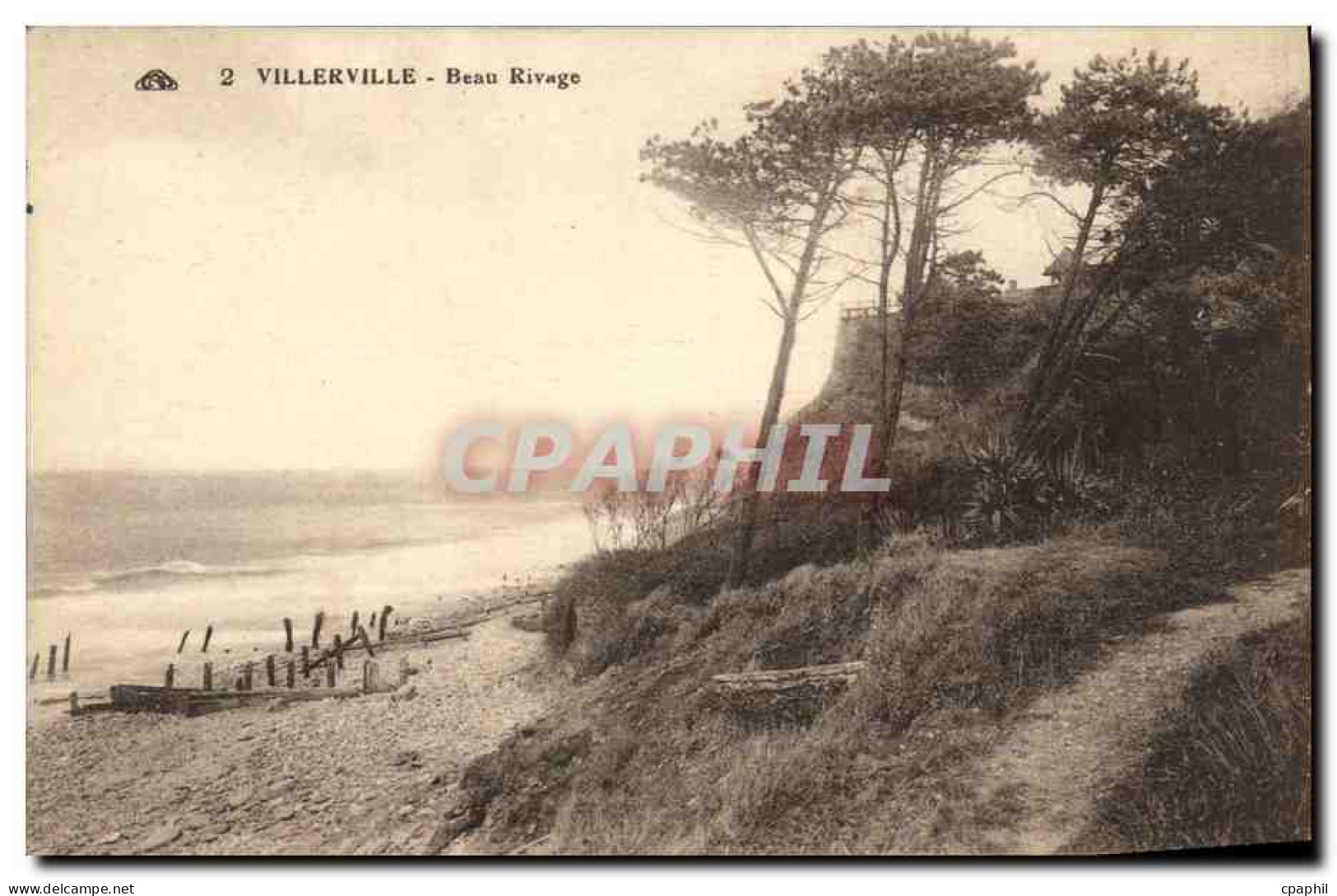 CPA Villerville Beau Rivage