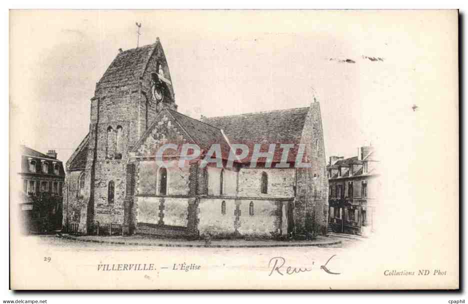 CPA Villerville L'Eglise