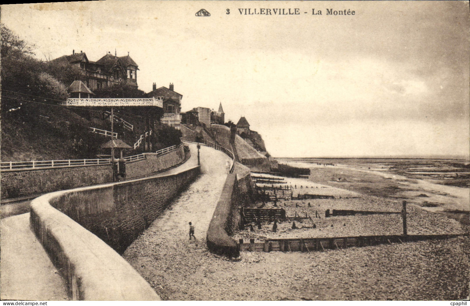 CPA Villerville La Montee
