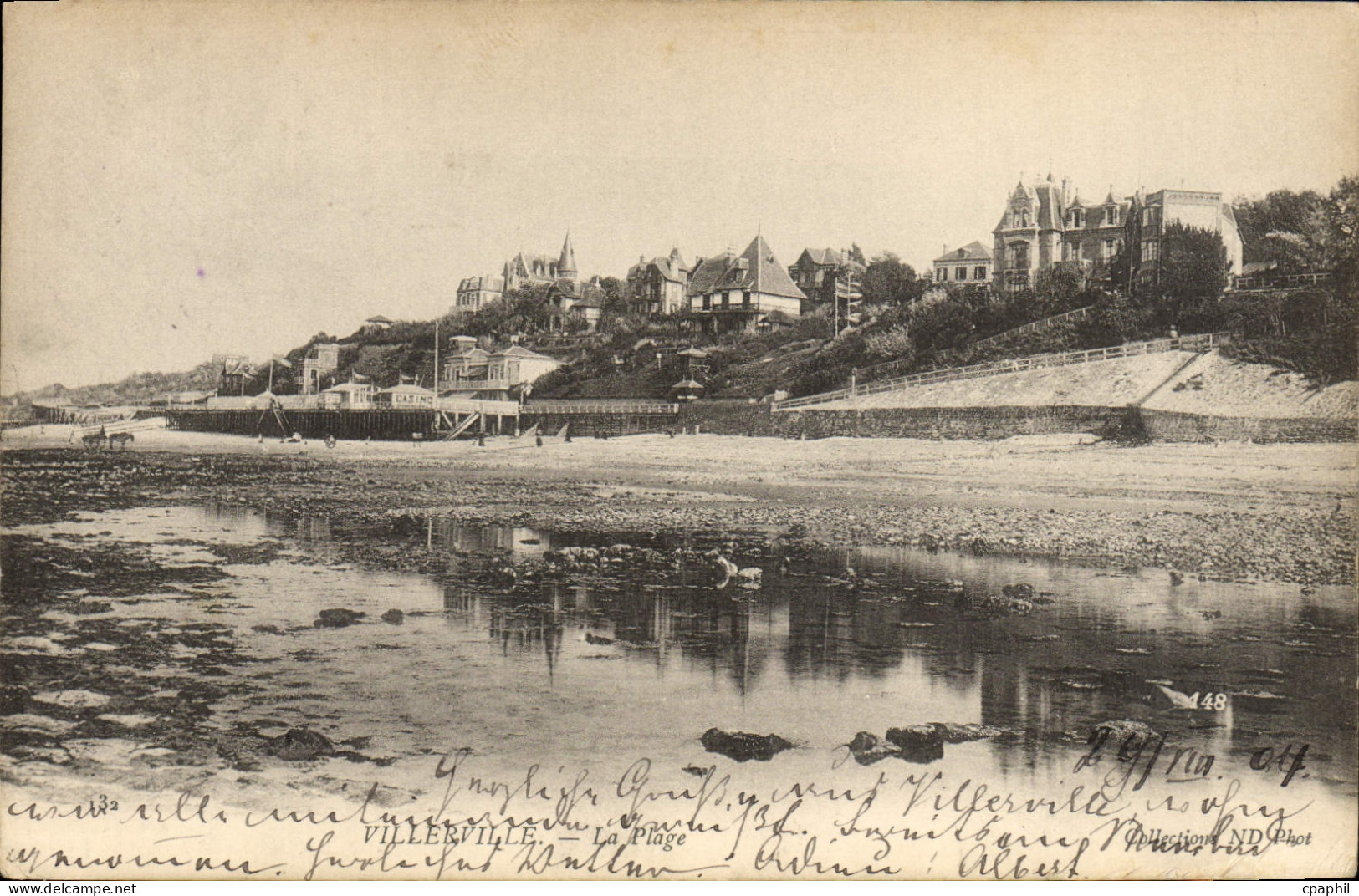 CPA Villerville La Plage