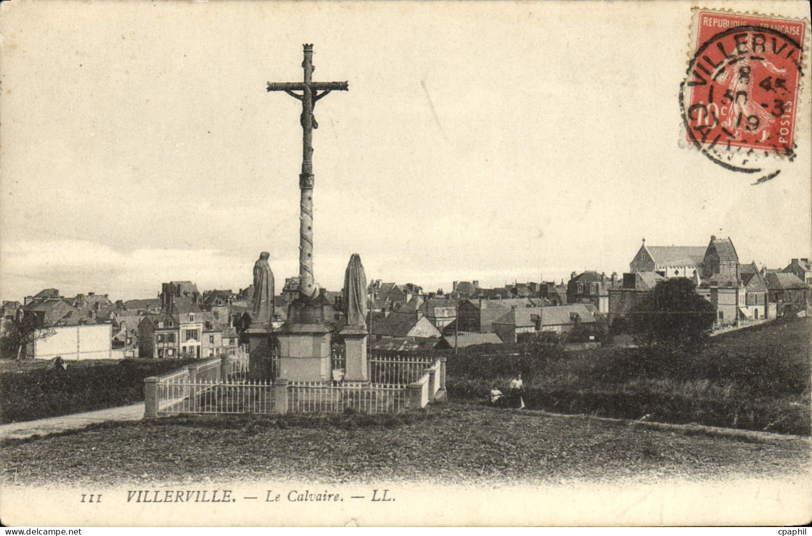 CPA Villerville Le Calvaire