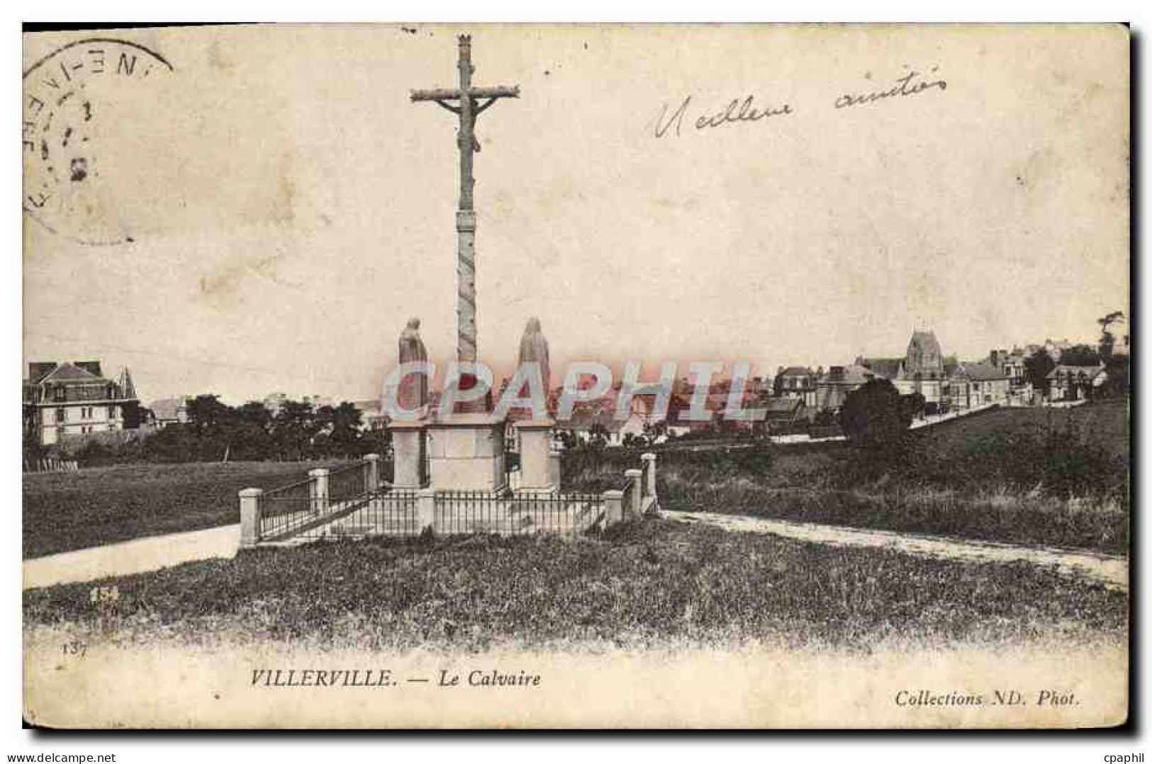 CPA Villerville Le Calvaire