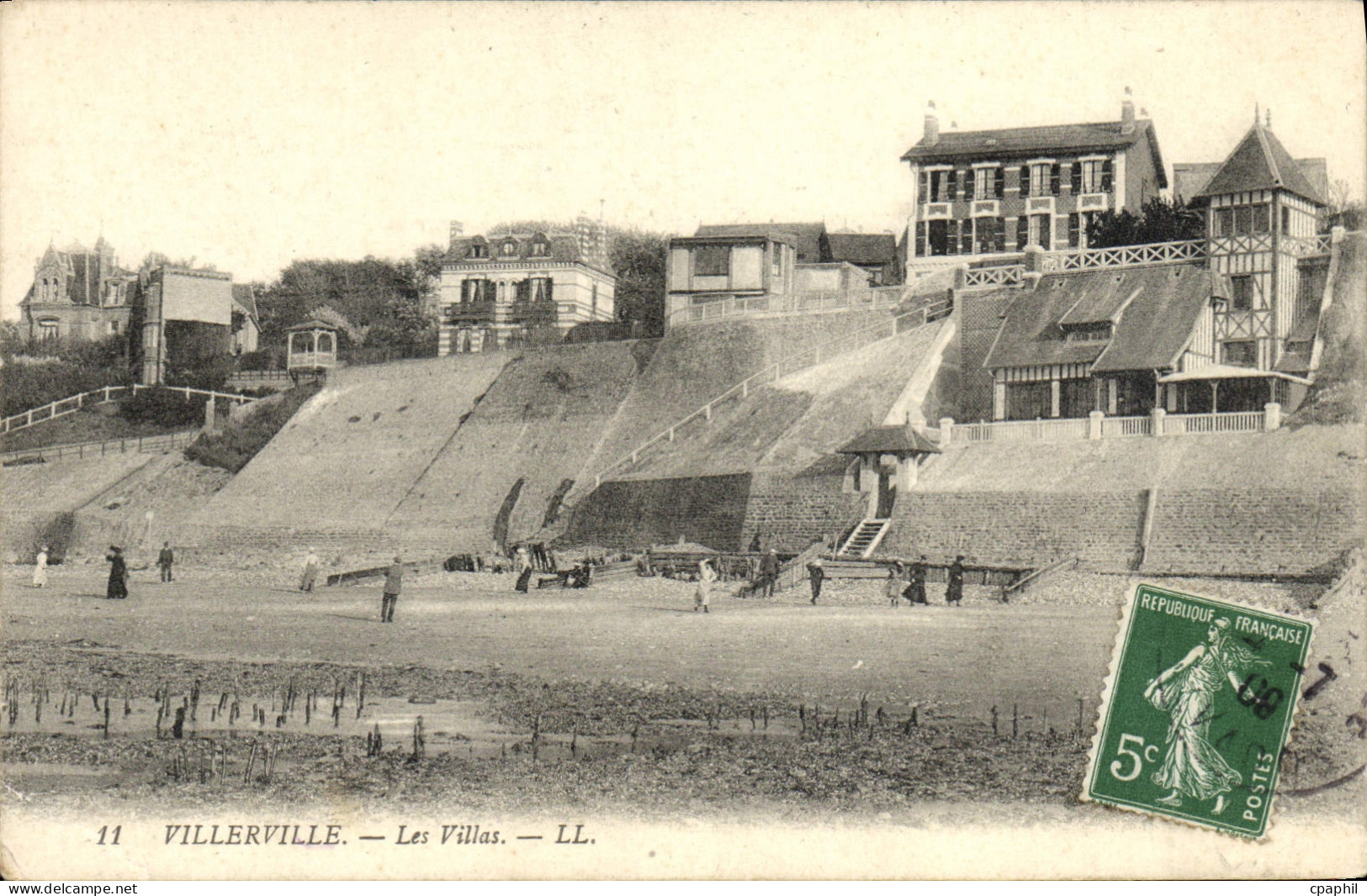 CPA Villerville Les Villas