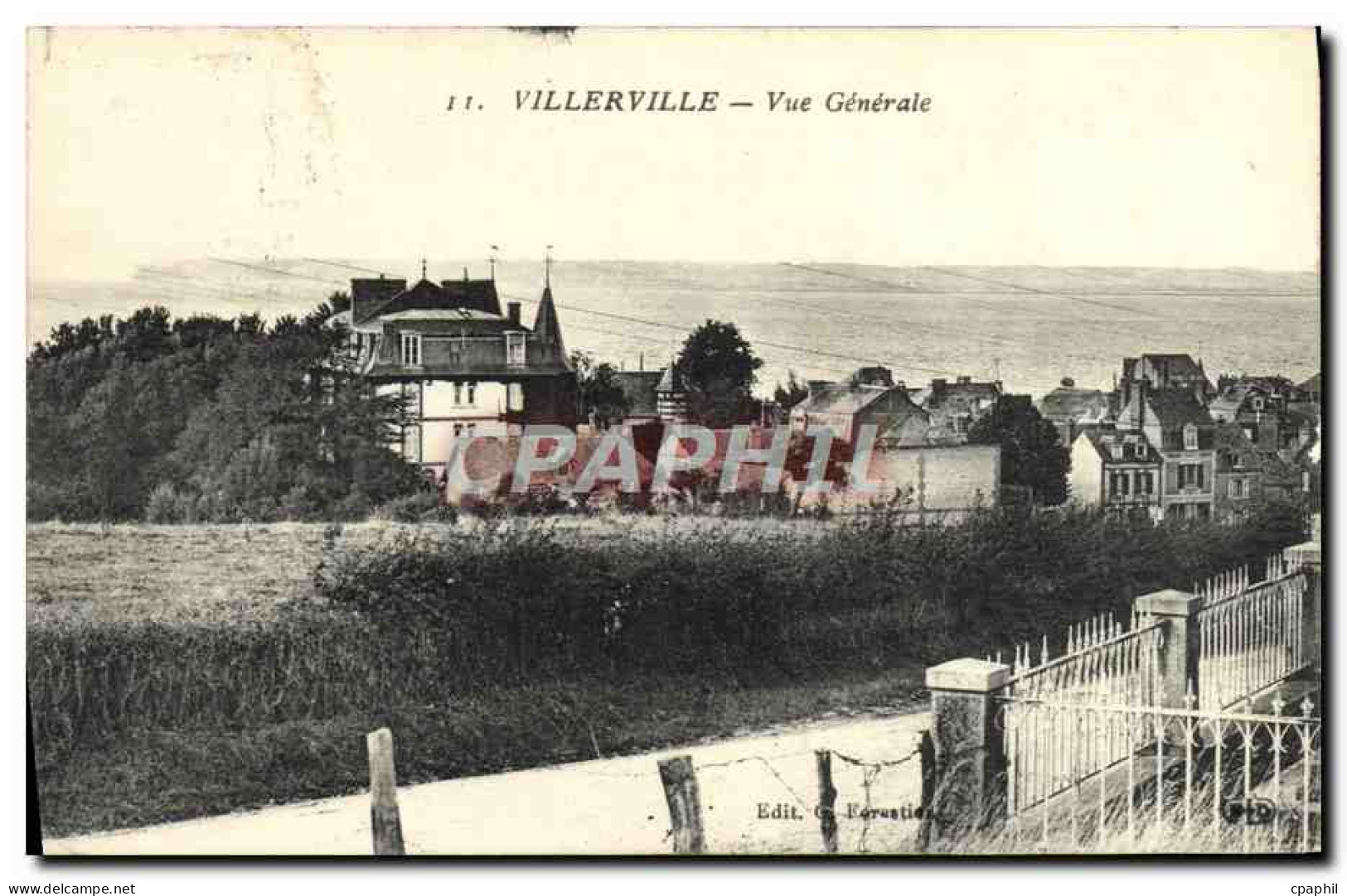 CPA Villerville Vue Generale