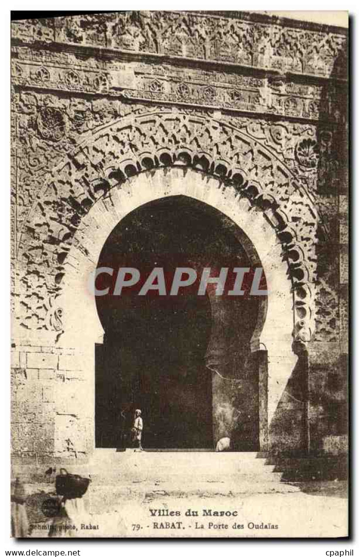 CPA Villes du Maroc Rabat La Porte des Oudaias