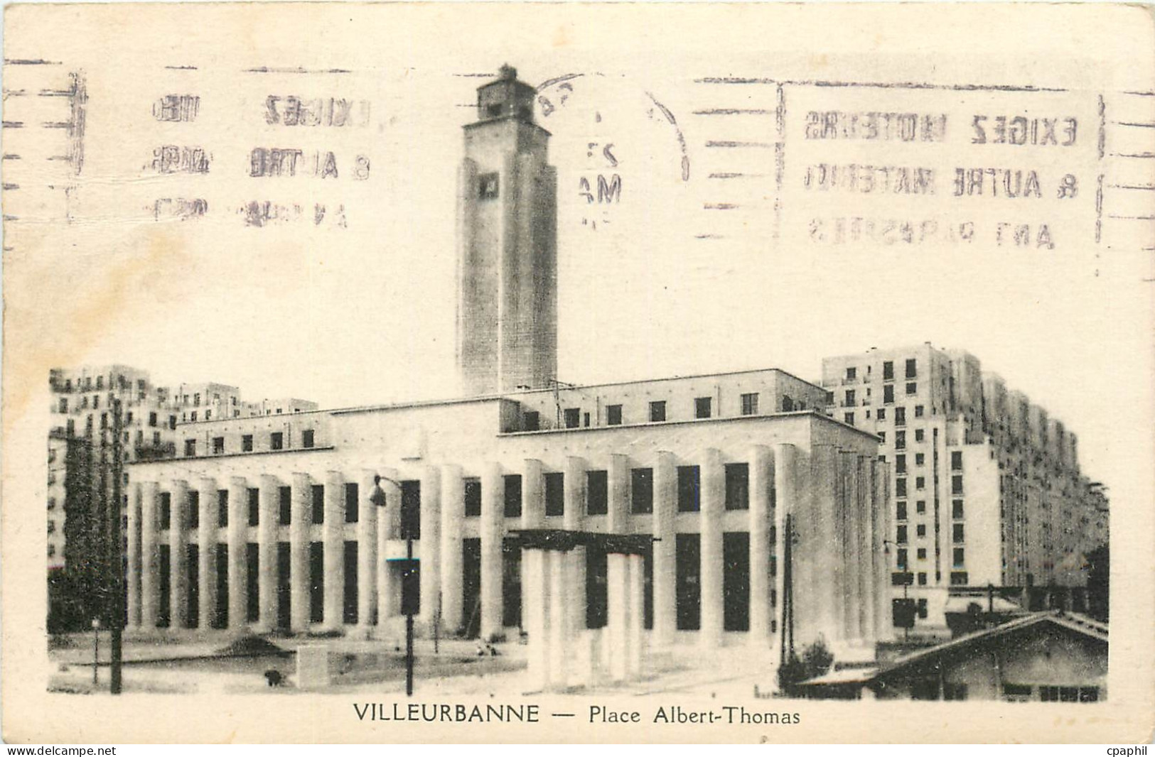 CPA Villeurbanne Place Albert Thomas