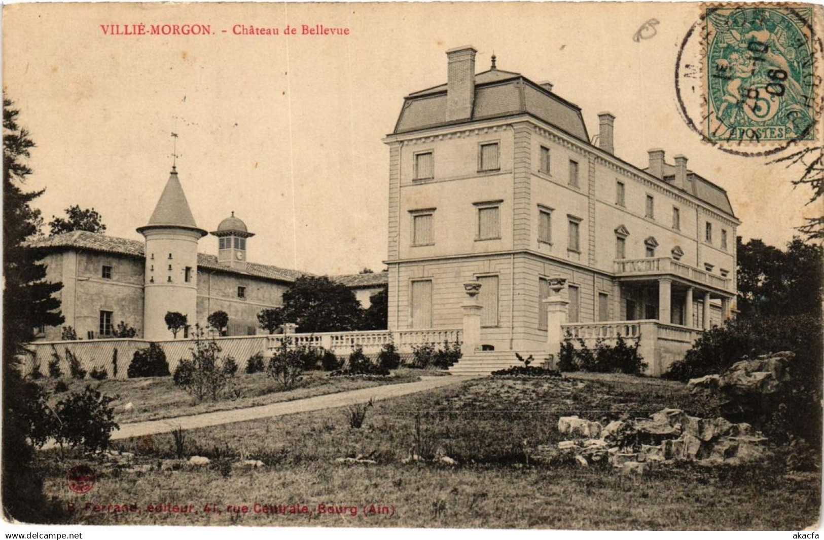 CPA VILLIÉ-MORGON Chateau de Bellevue (614727)