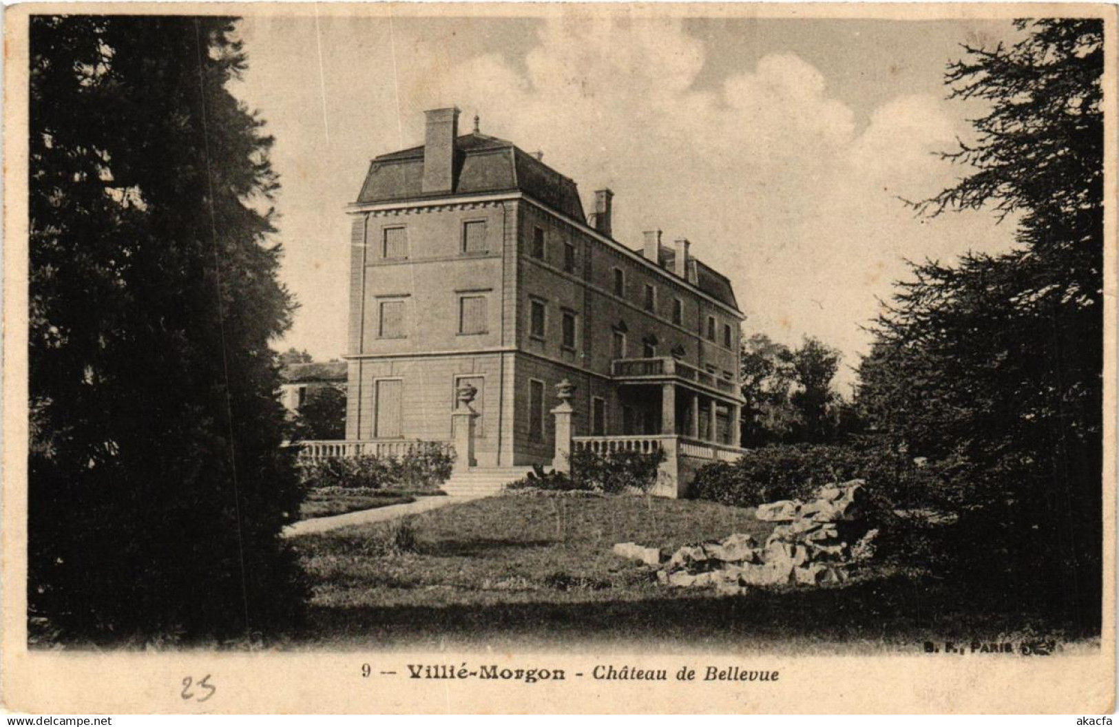 CPA VILLIÉ-MORGON Chateau de Bellevue (614729)