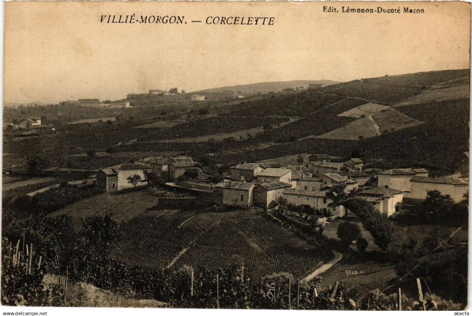 CPA VILLIÉ-MORGON Corcelette (614556)