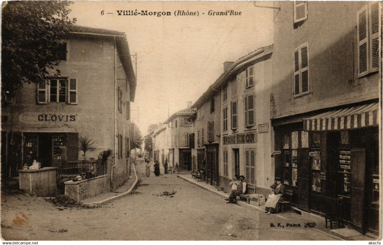 CPA VILLIÉ-MORGON - Grande'Rue (635817)