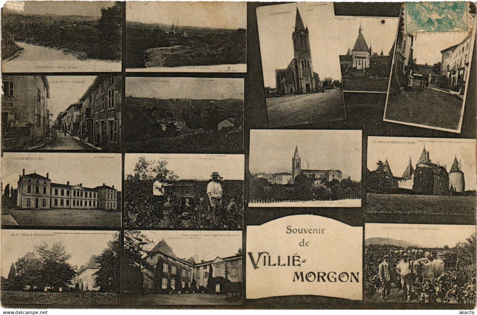 CPA VILLIÉ-MORGON - Scenes - Souvenir (635815)
