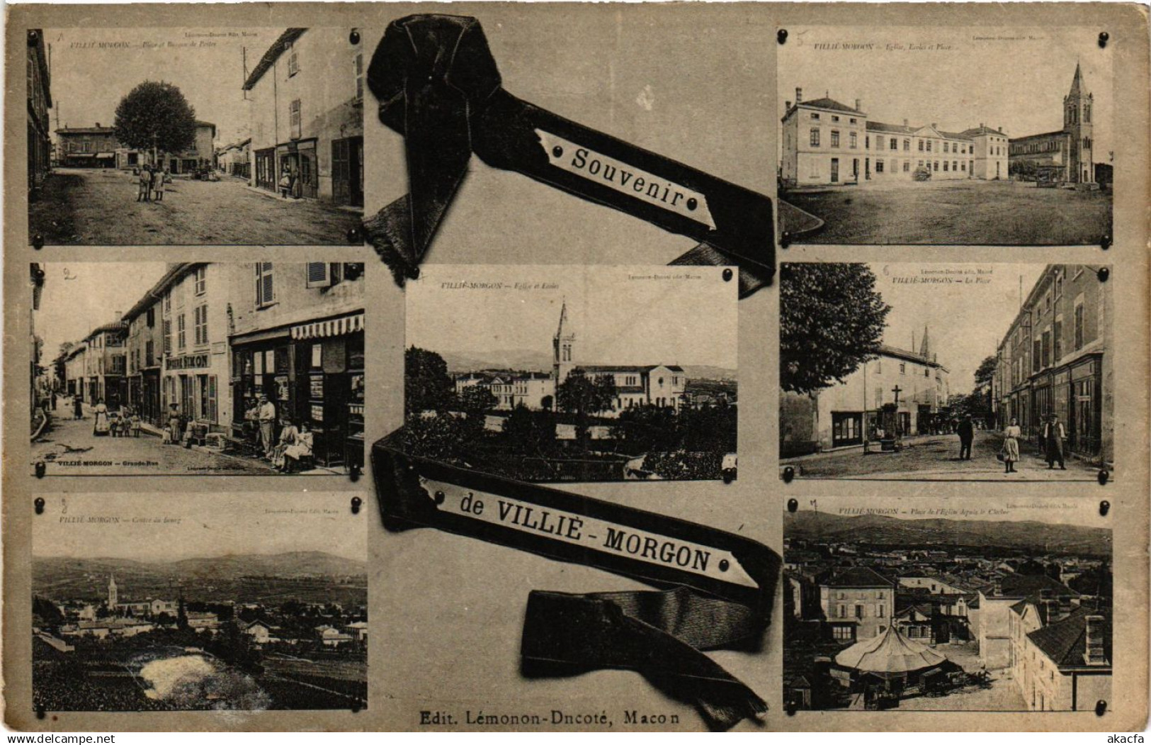 CPA VILLIÉ-MORGON - Scenes - Souvenir (635819)