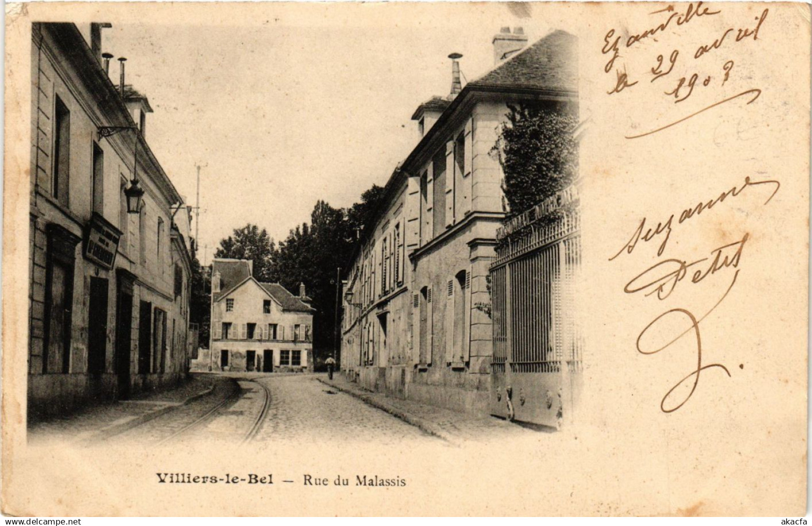 CPA VILLIERS-le-BEL - Rue de Malassis (380899)