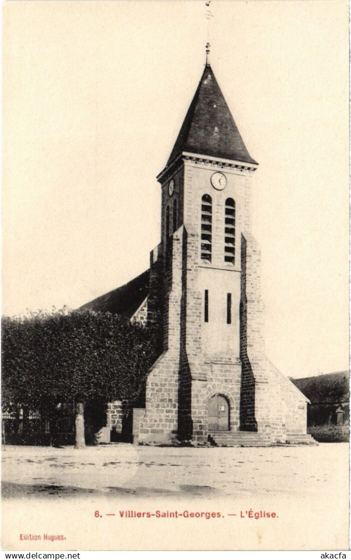 CPA VILLIERS-SAINT-GEORGES L'Eglise (1298778)